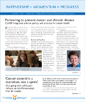 Bulletin électronique du Partenariat canadien contre le cancer