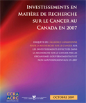 Investissements en matière de recherche sur le cancer au Canada en 2007