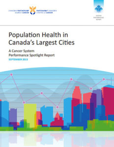 Population health in Canada's largest cities report cover
