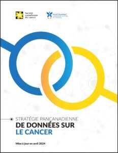 couverture de la Stratégie pancanadienne de données sur le cancer